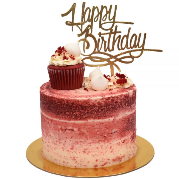 Torta Red Velvet y crema de queso